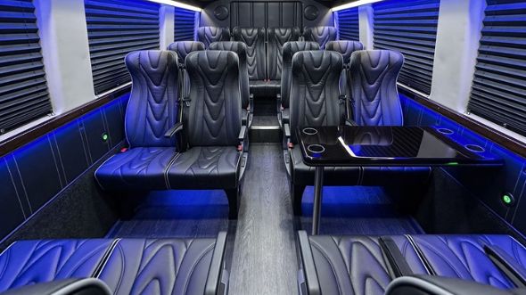 coral springs 20 passenger sprinter van interior