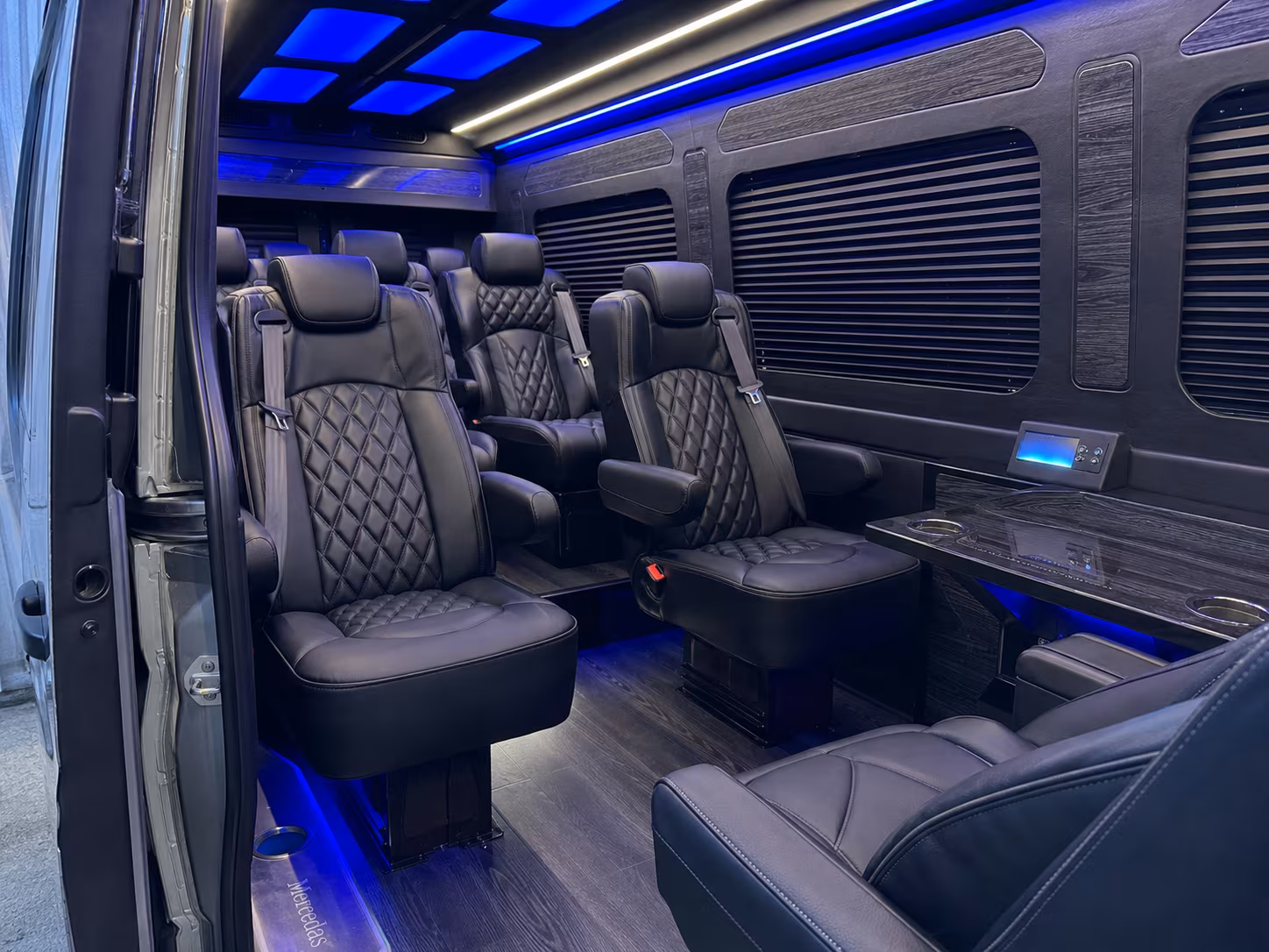 coral springs 10 passenger sprinter van inside