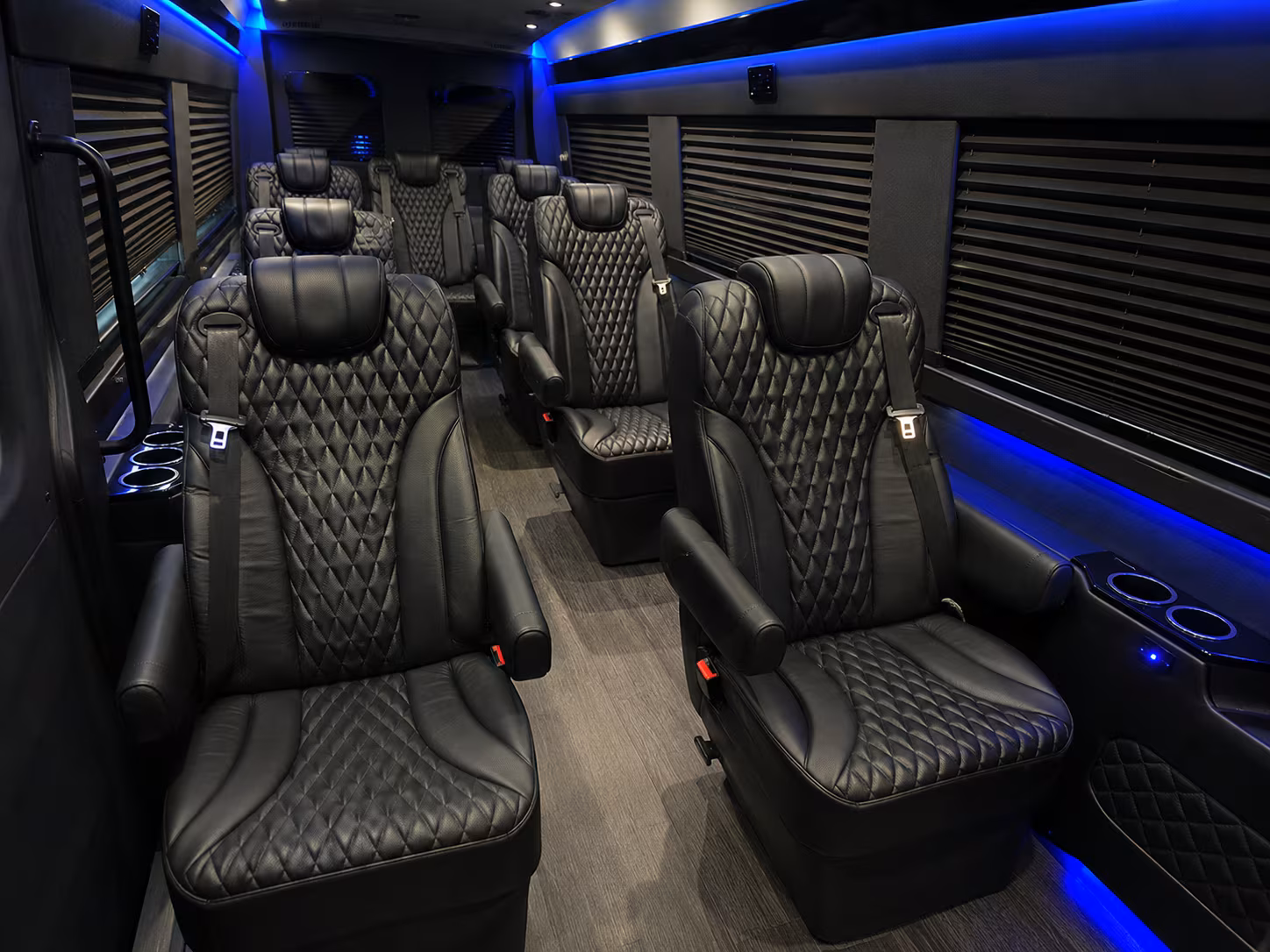 coral springs 15 passenger sprinter van inside