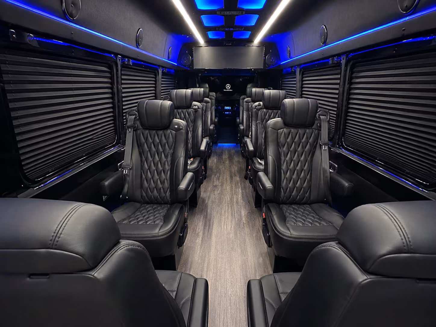 coral springs 15 passenger sprinter van interior