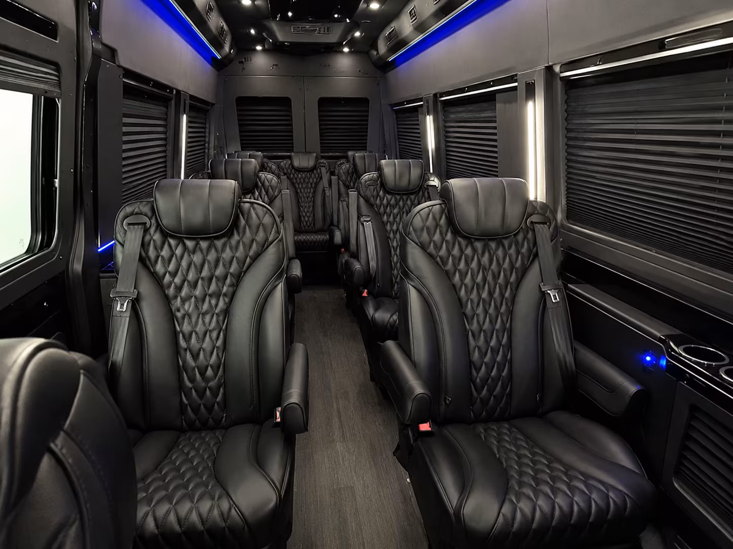 coral springs 18 passenger sprinter van inside