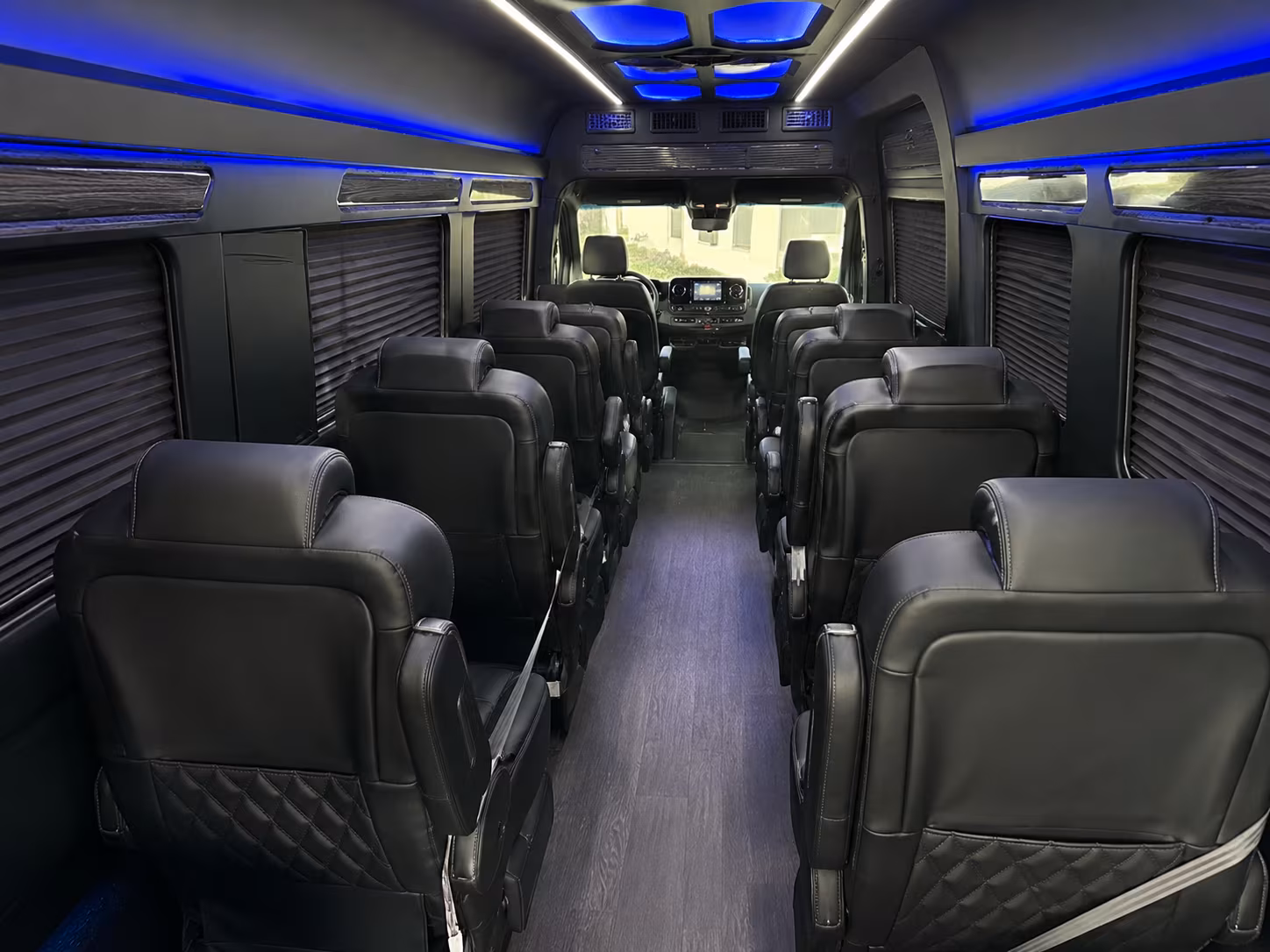 coral springs 20 passenger sprinter van interior
