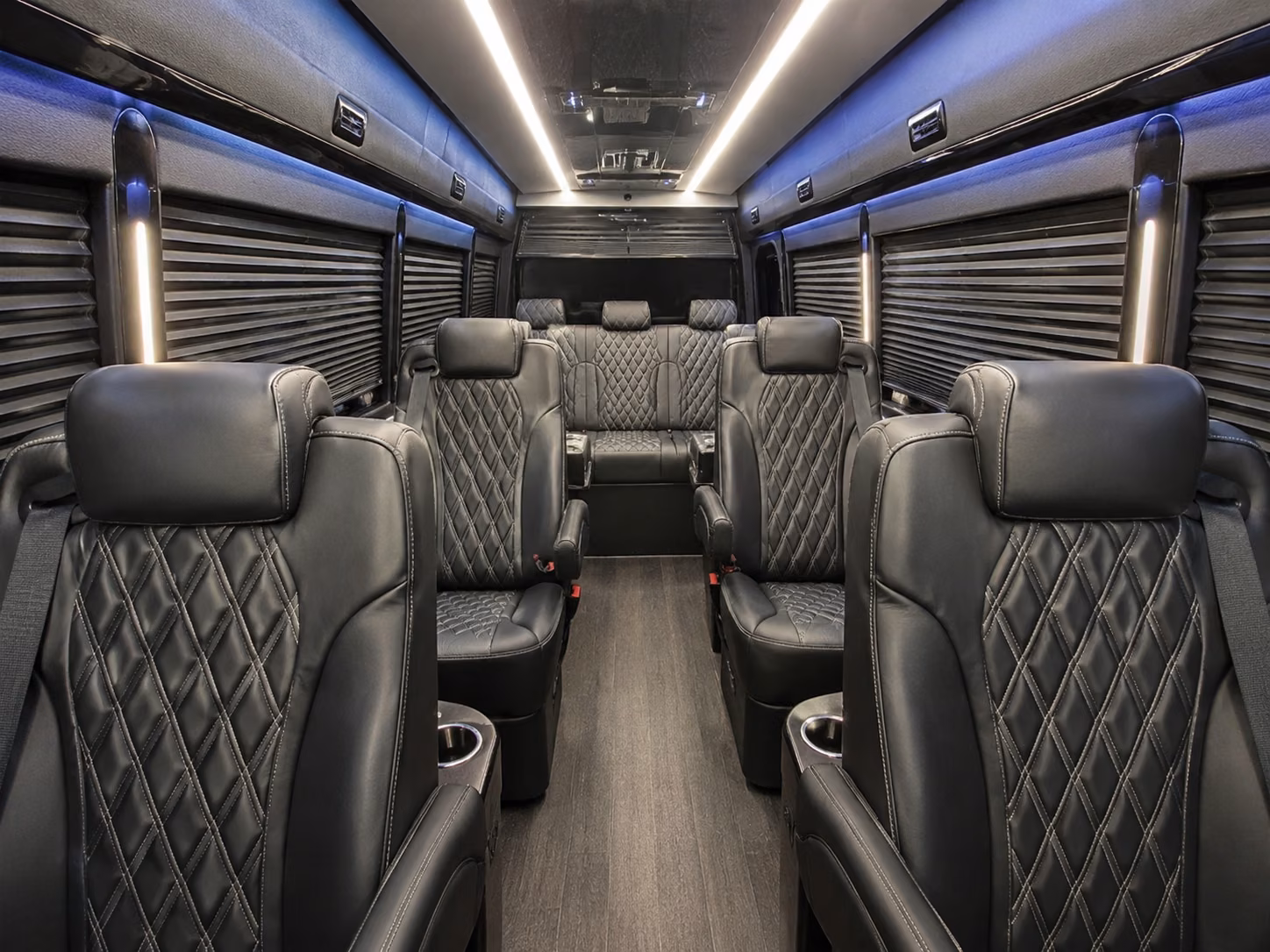 coral springs 8 passenger sprinter van interior