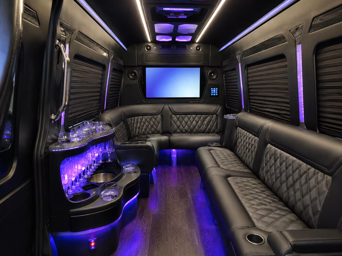 coral springs sprinter limousine inside